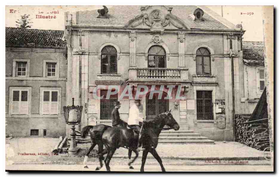 Environs de Toul CPA Chevaux cavaliers militaria