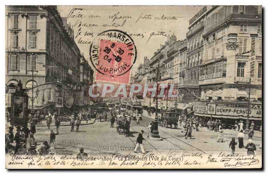 La Lannepière (Vue du Cours) — Marseille — Phototypie Laroze, 19 rue Thubanier
