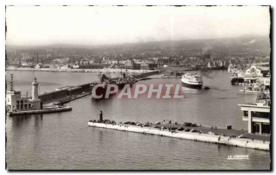 Marseille - La Sortie des Bassins de la Joliette - CPA 