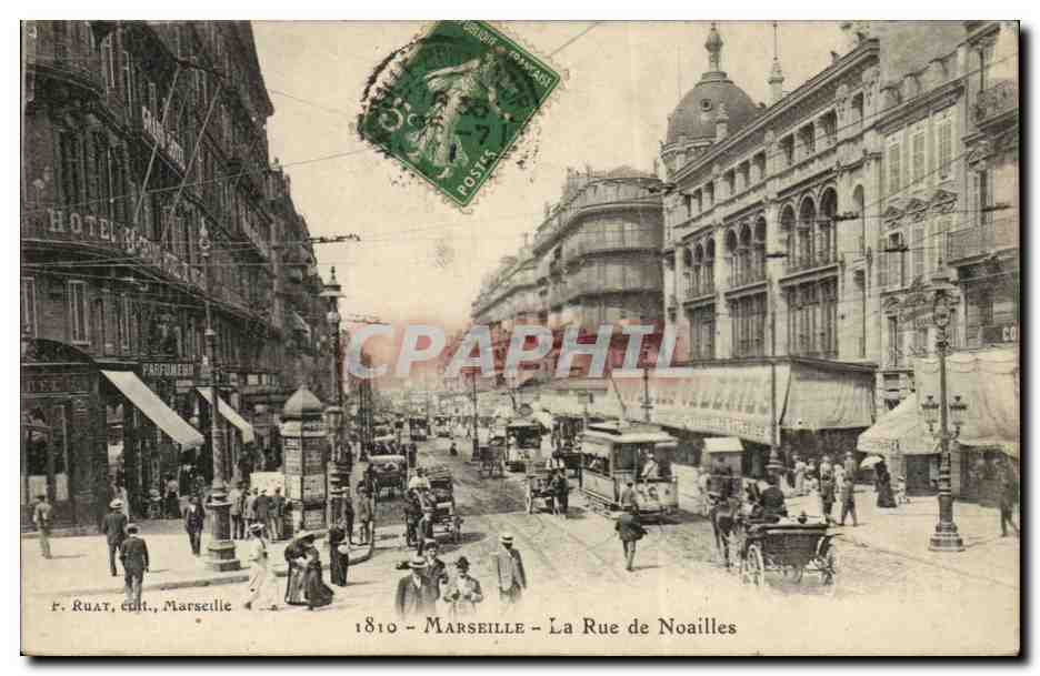Marseille — La Rue de Noailles — F. Ruat, édit., n° 1810