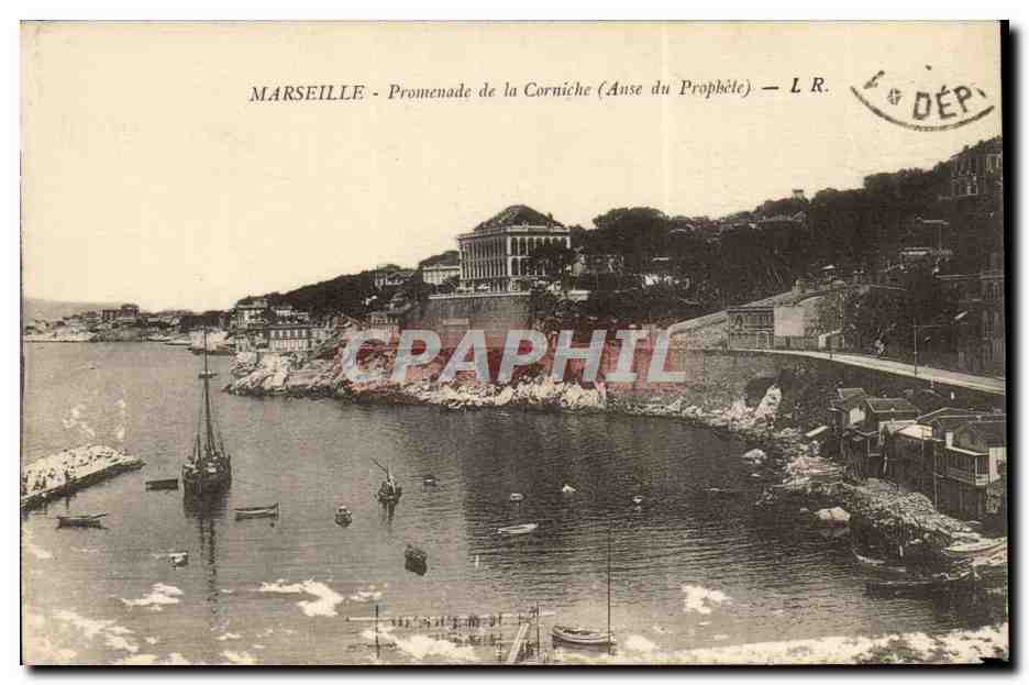 Marseille - Promenade de la Corniche - CPA 