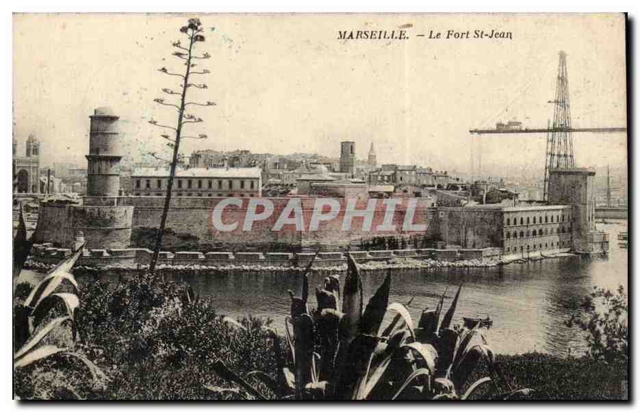 Marseille - Le Fort St Jean - CPA 