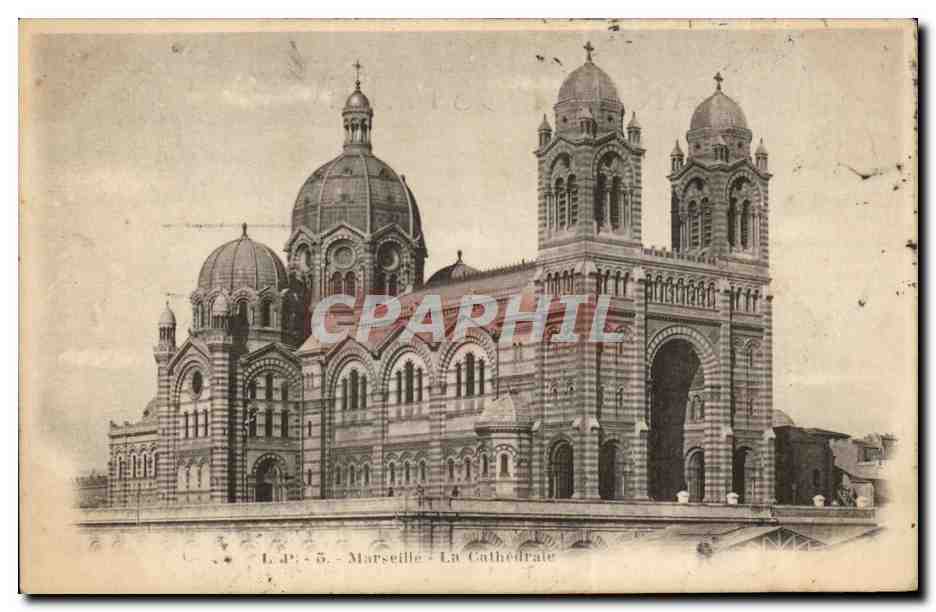 Marseille - La Cathedrale - CPA 