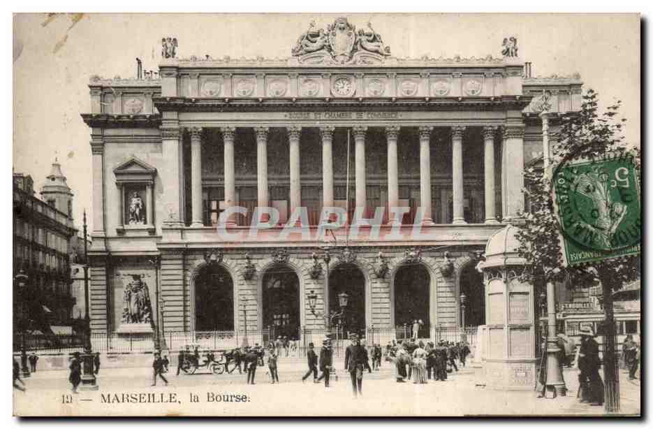Marseille - La Bourse - CPA 