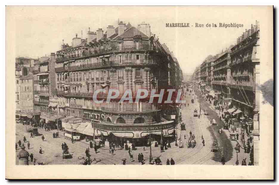 Marseille - Rue de la Republique - CPA 