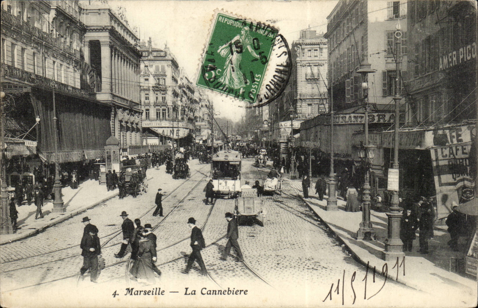 Marseille — La Cannebière — Éditeur inconnu, n°4