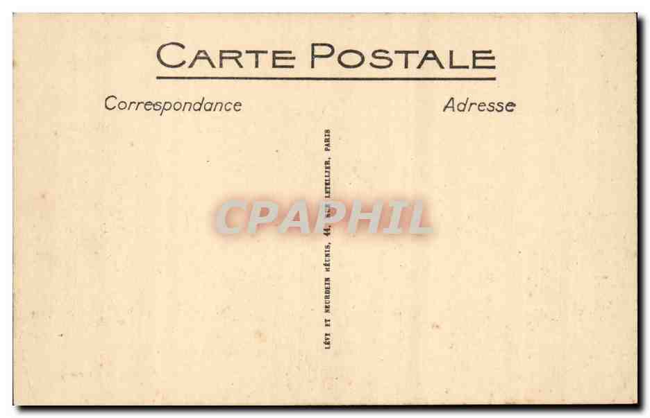 Marseille CPA Exposition coloniale L'indochine Reconstitution du temple d'Angkor Vat — Rückseite