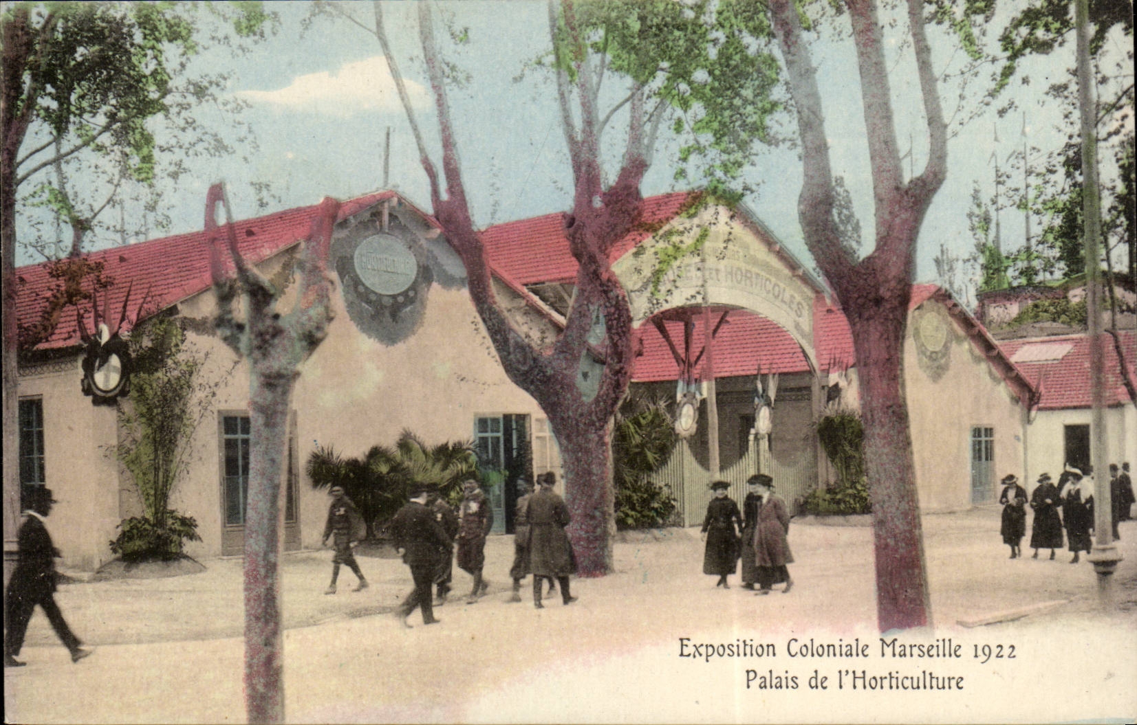 Marseille CPA Exposition coloniale 1922 Palais de l'horticulture