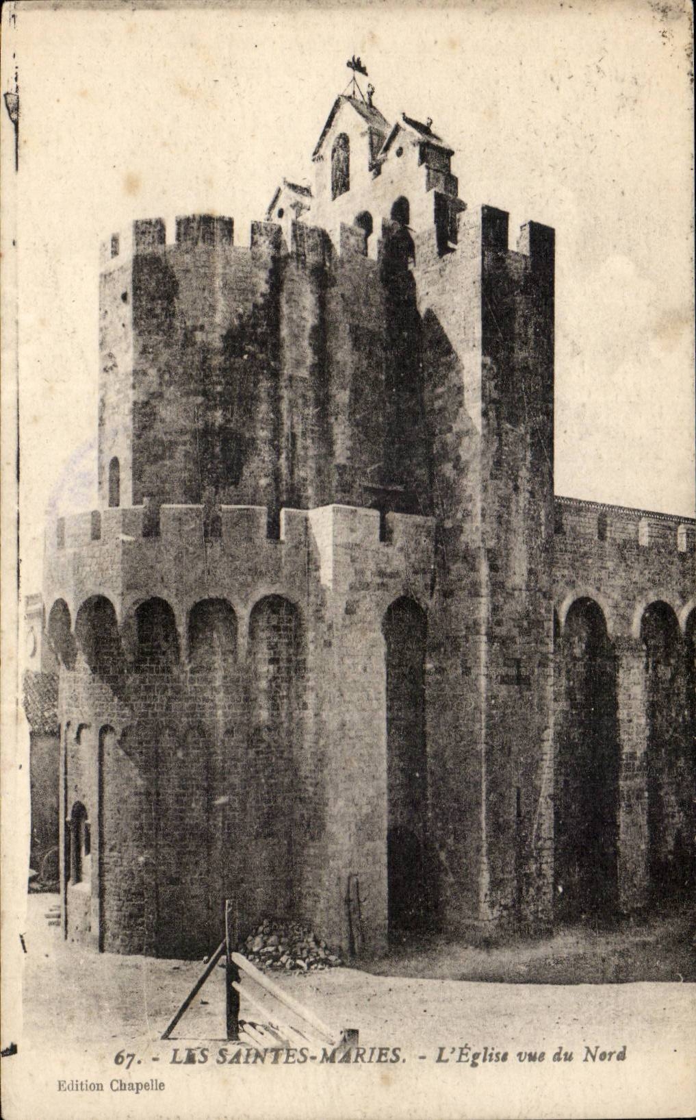 Les Saintes-Maries - L'Église vue du Nord — Édition Chapelle, n°67