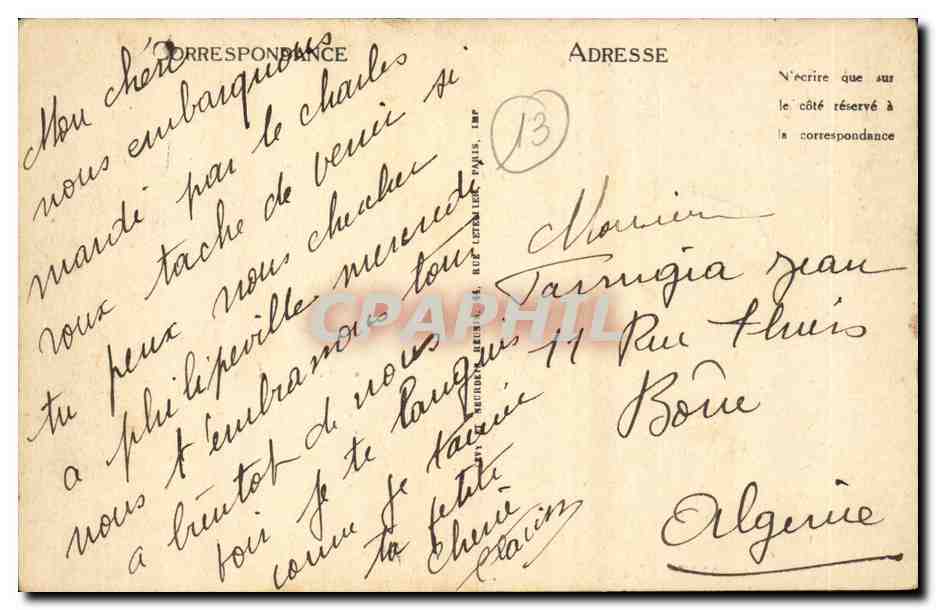 Fontvielle CPA Le moulin de A Daudet — Rückseite