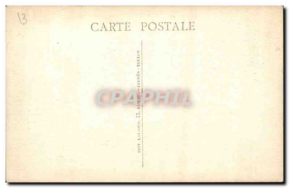 AIX-en-PROVENCE — Casino Municipal — Éditeur Laugier, Toulon — Verso