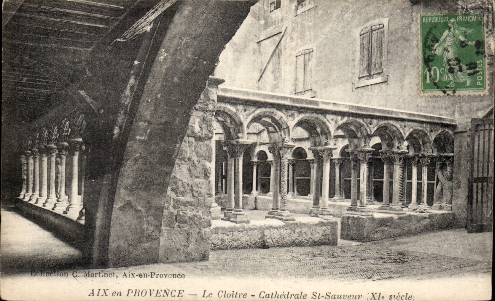 Aix-en-Provence — Le Cloître - Cathédrale St-Sauveur (XIe siècle) — Collection G. Martinet