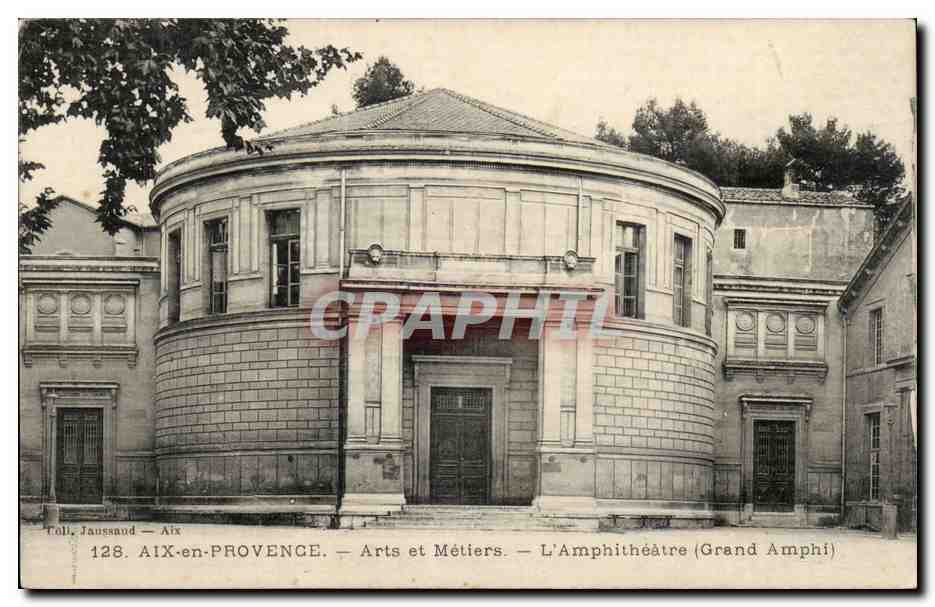 Aix-en-Provence — La vista dell'Amphithéâtre (Grand Amphi) — Toli, Jaussaud — n°128