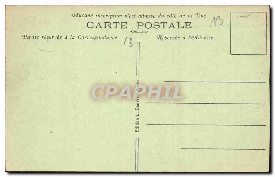 Arles CPA Vue generale du cloitre Sainte TRophime — Verso