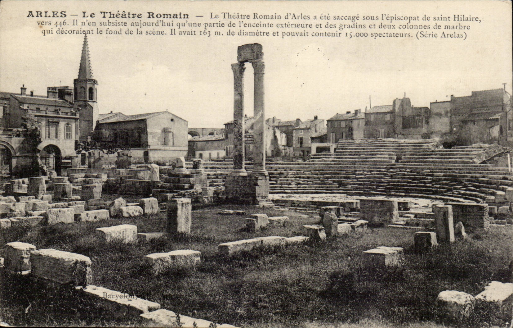 Arles CPA Le theatre romain