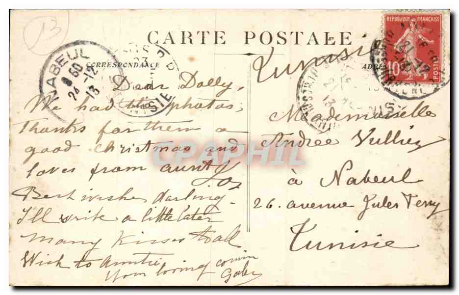 Aix-en-Provence — Bords de l'Arc, la Passerelle — Collection L. Marillot, Via — Rückseite