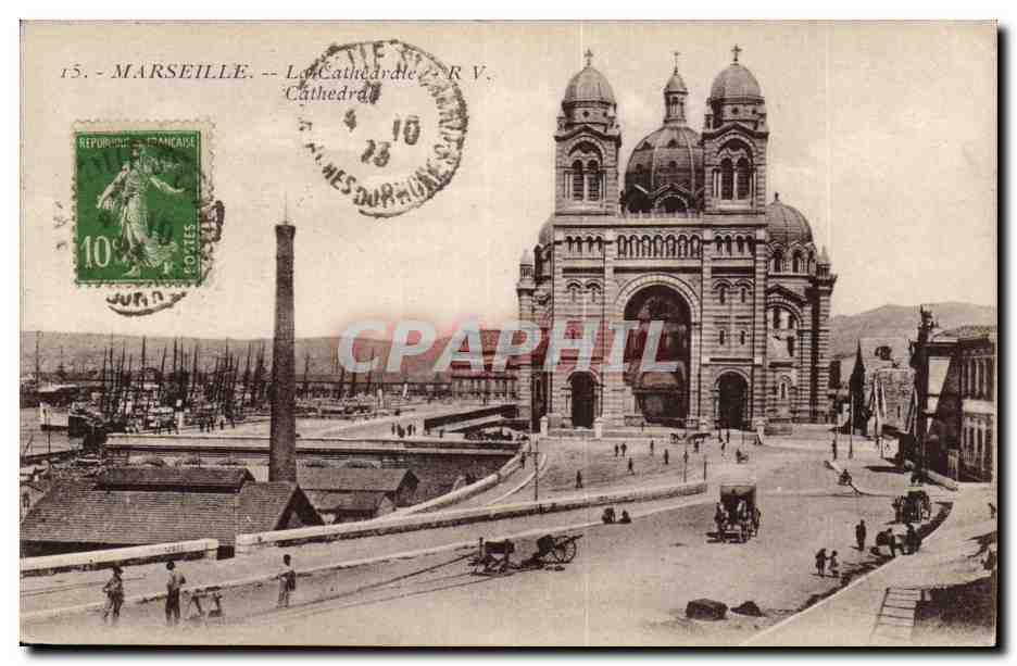 Marseille - La Cathedrale - CPA 