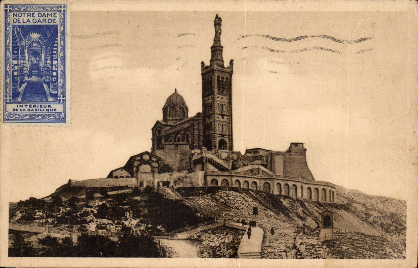 Marseille - Basilique Notre Dame de la Garde - CPA 