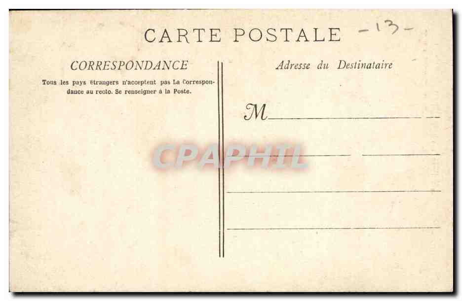 Marseille - l'Eglise St Vincent de Paul Les Reformes - CPA  — Rückseite