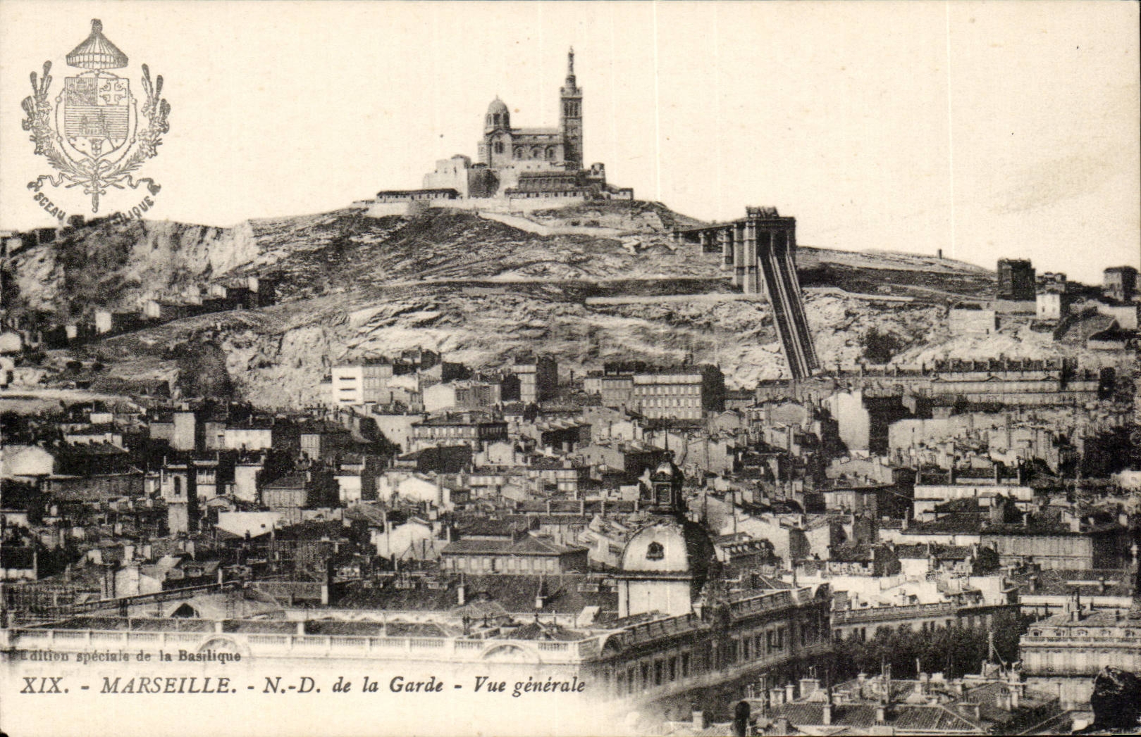 Marseille - Notre dame de la Grande Vue Generale - CPA 