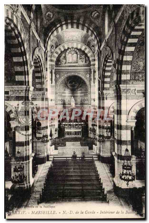 Marseille - Notre Dame de la Garde - Interieur de la Basilique - CPA 