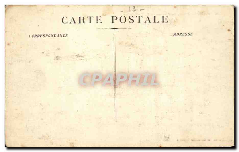 Marseille - Le Fort St Jean et la Cathedrale - Voilier - bateau - CPA  — Verso