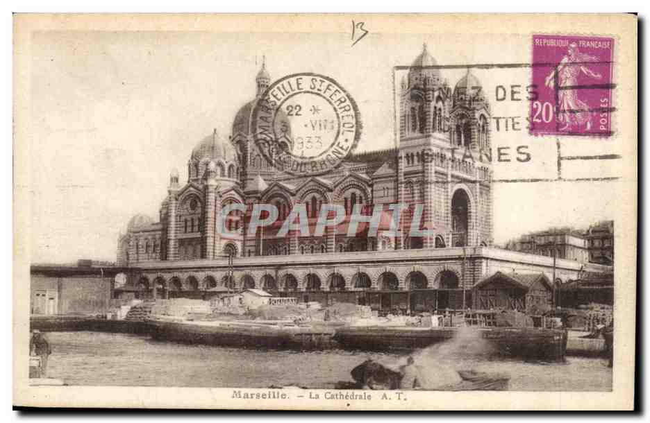 Marseille CPA La cathedrale