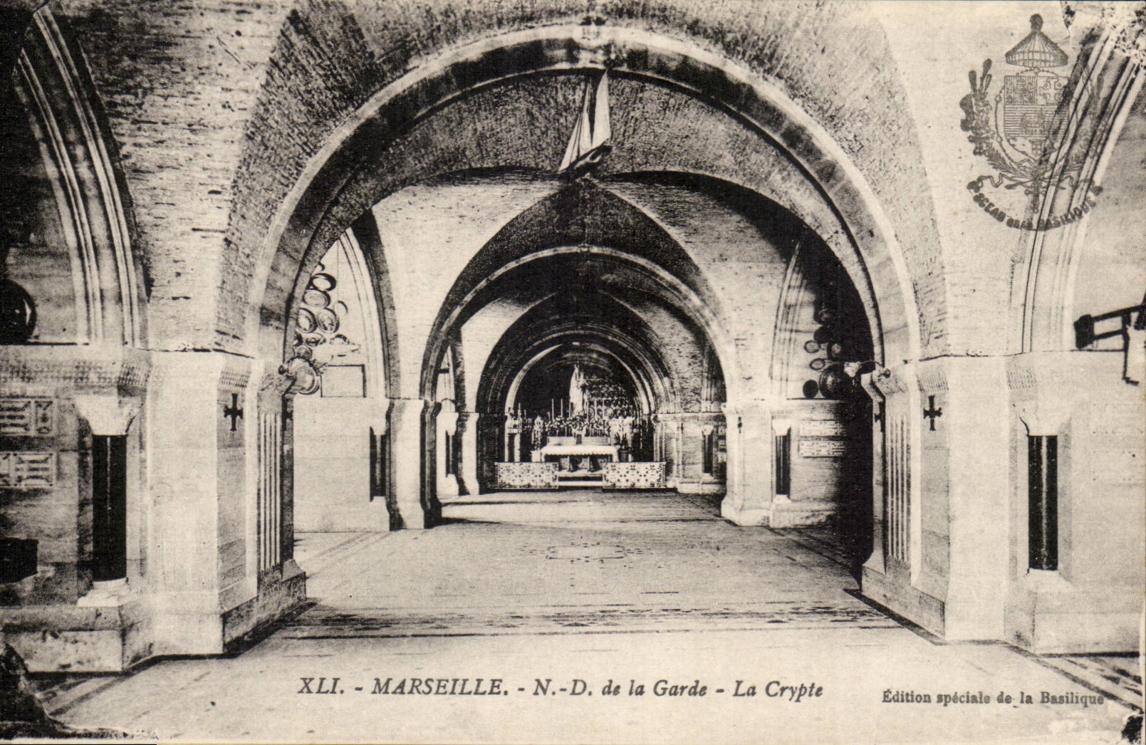 Marseille CPA ND de la garde La crypte
