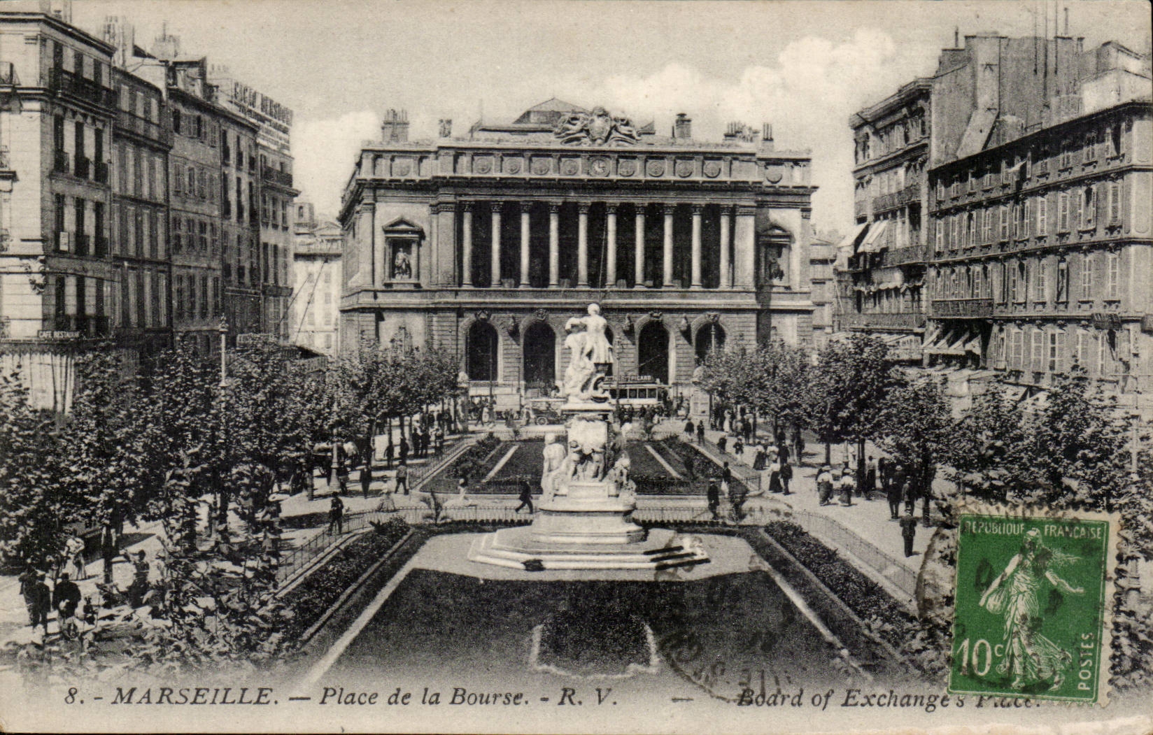 Marseille CPA Place de la Bourse