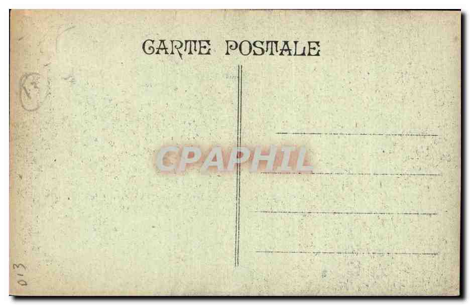 Marseille CPA Palais Longchamp (motif principal) — Rückseite
