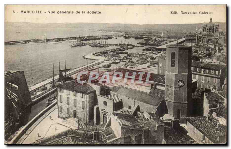 Marseille CPA Vue generale de la Joliette