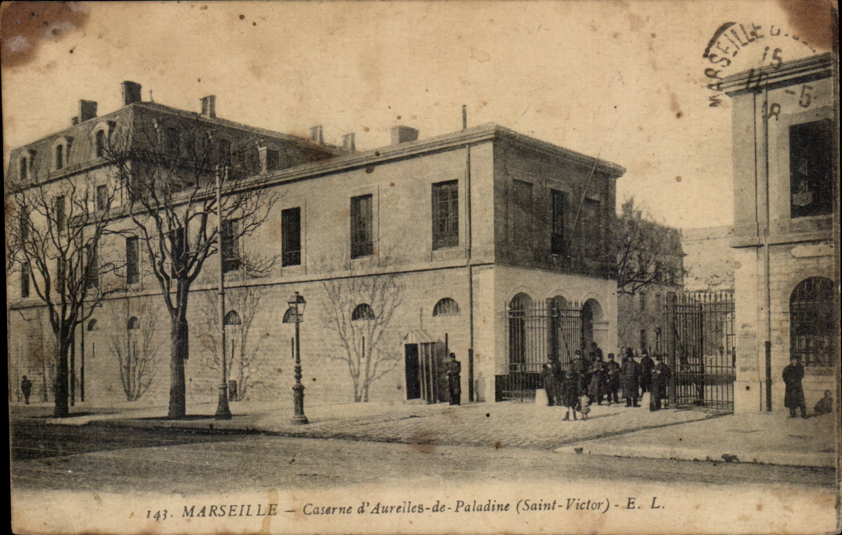 Marseille CPA Caserne d'Aurelles de Paladine (Saint Victor)