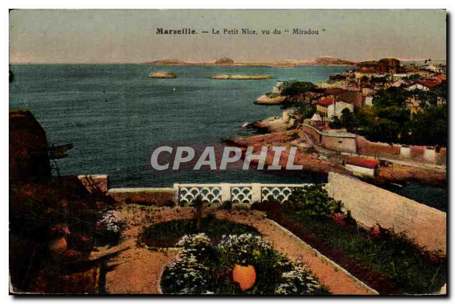 Marseille CPA Le petit Nice vu du Miradou