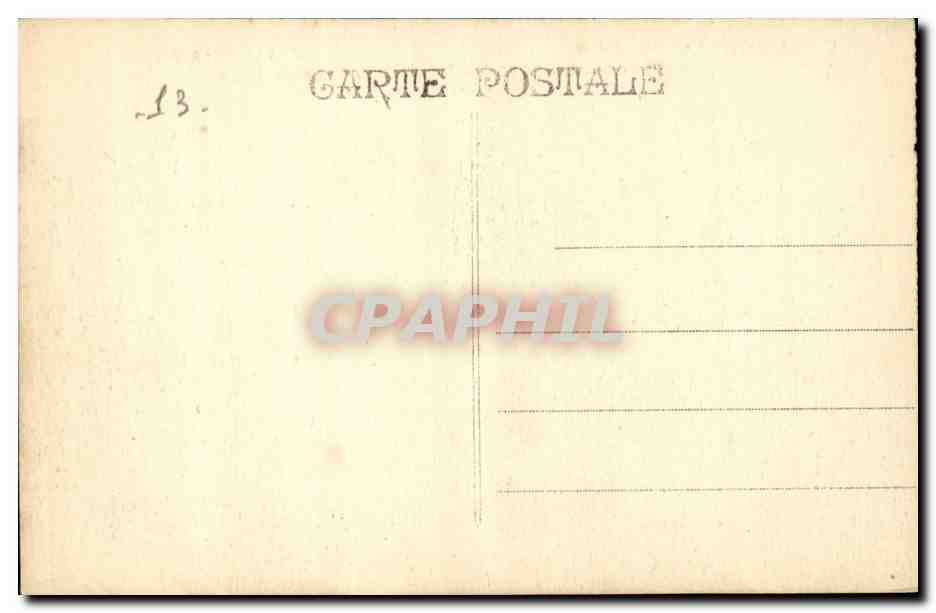 Marseille CPA Exposition coloniale 1922 Le grand palais — Verso