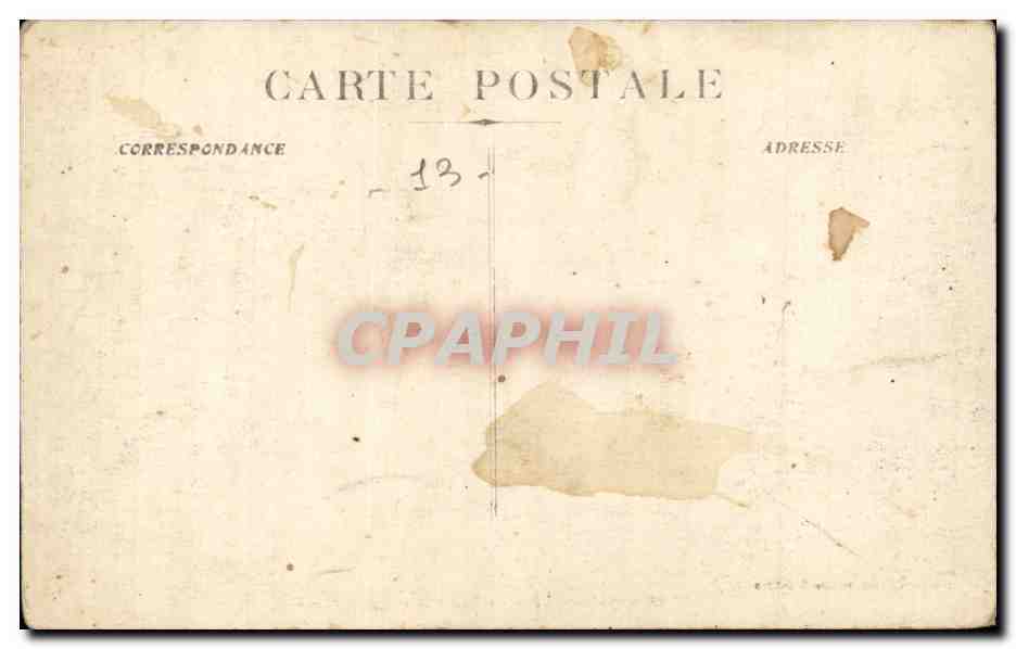Marseille CPA Palais de justice — Verso