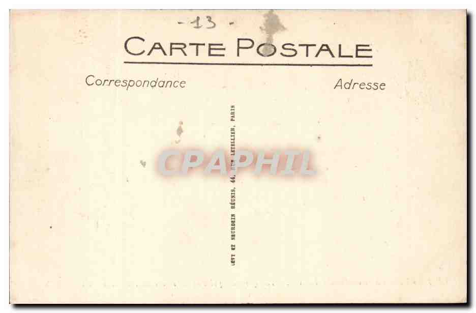 Martigues CPA Vue generale prise de la route de marseille — Rückseite