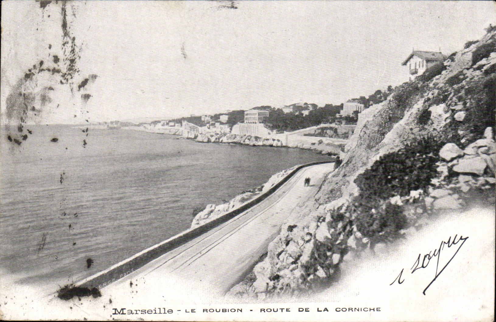 Marseille CPA Le Roubion Route de la corniche