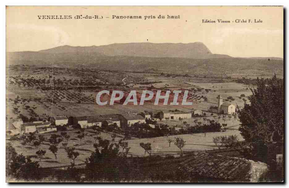 CPA Venelles Panorama pris du haut