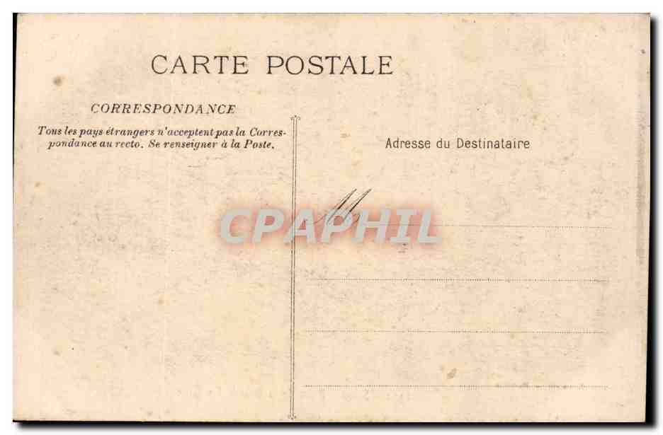 CPA Salon Place de la grande fontaine — Rückseite
