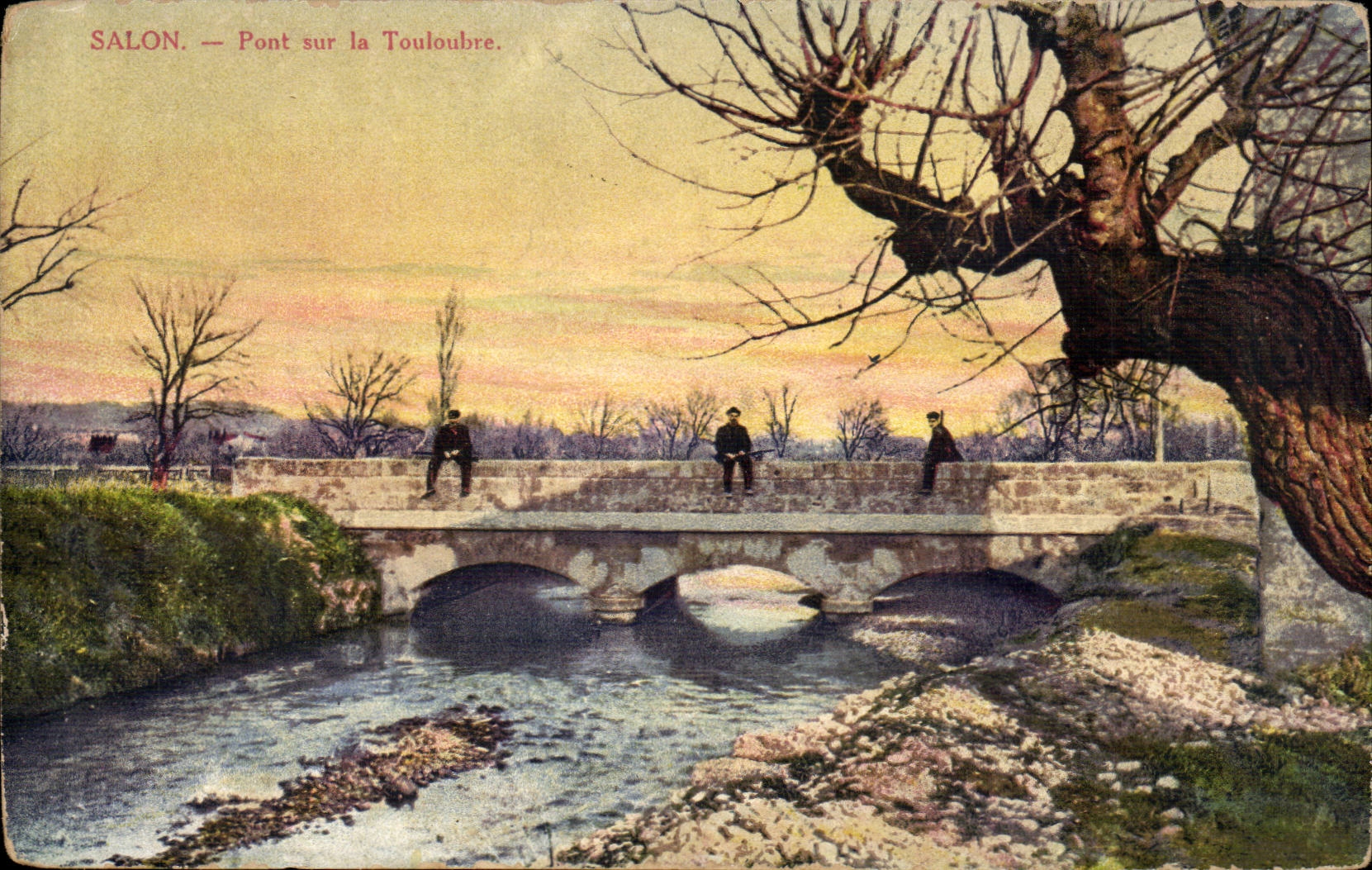 CPA Salon Pont sur la Touloubre