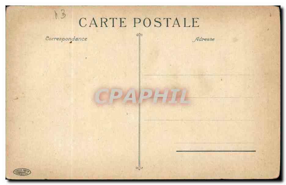CPA Salon Pont sur la Touloubre — Rückseite