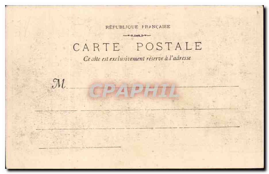 CPA Salon Boulevard de la Republique  — Rückseite
