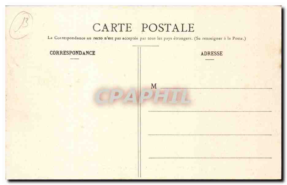 Salon CPA L'arceau et les allees de Craponne — Rückseite