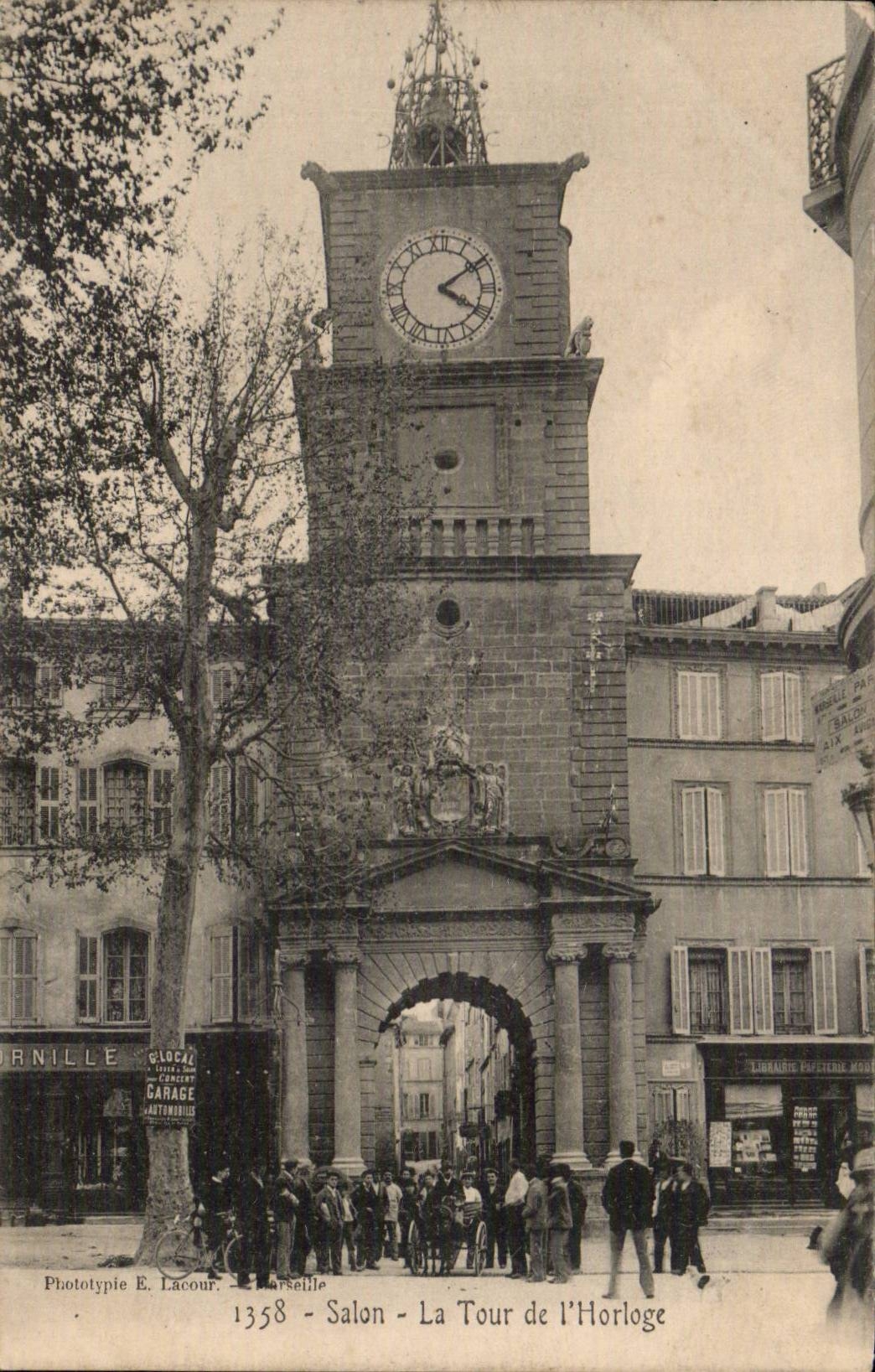 SAlon CPA La tour de l'horloge (animee)