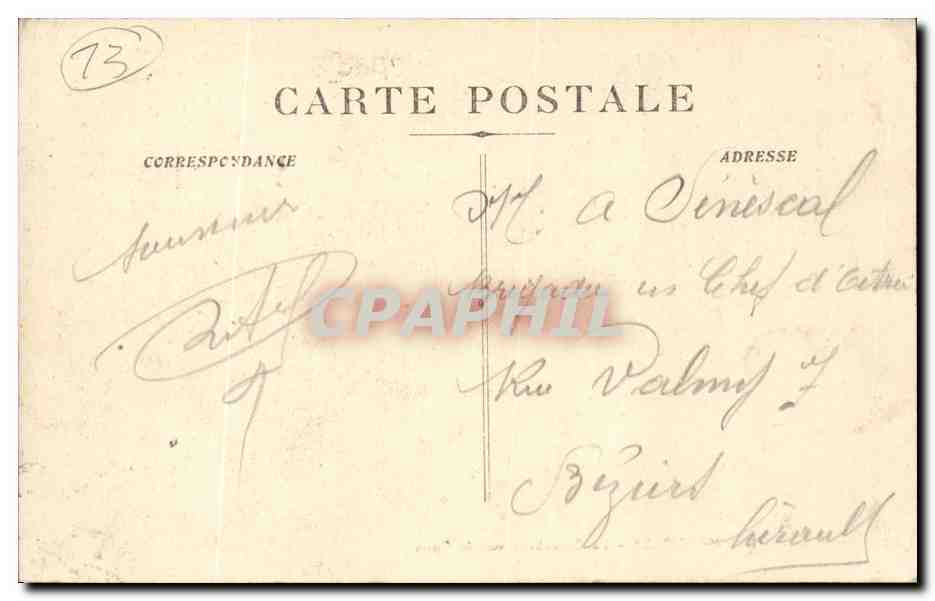Marseille - La Cannebière vue du Cours — éditeur Ricoles, n° 84 — Reverso