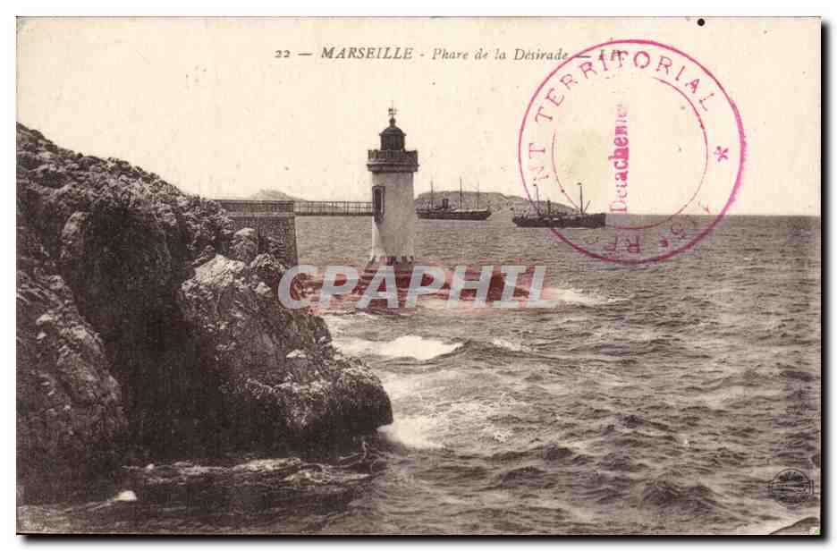 Marseille CPA Phare de la Desirade (lighthouse