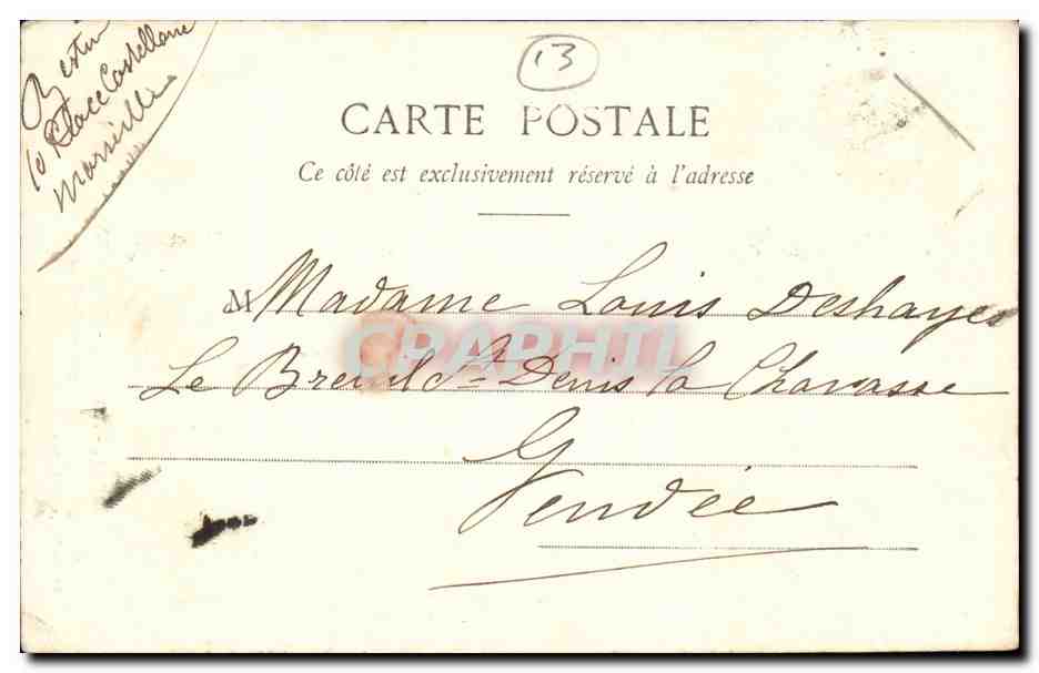 Arles CPA Types d'arlesiennes La vendange — Rückseite