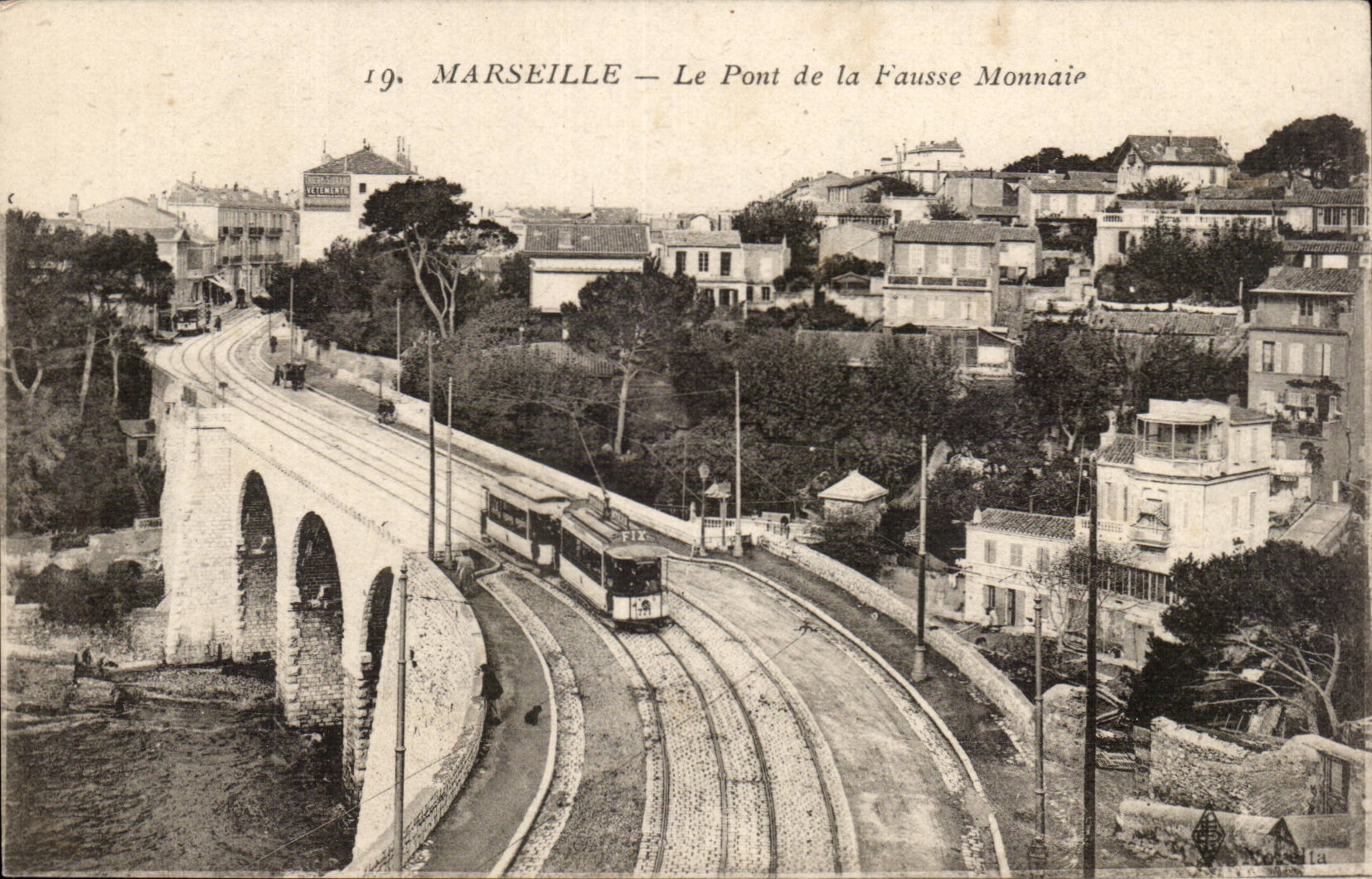 Marseille CPA Le pont de la fausse monnaie