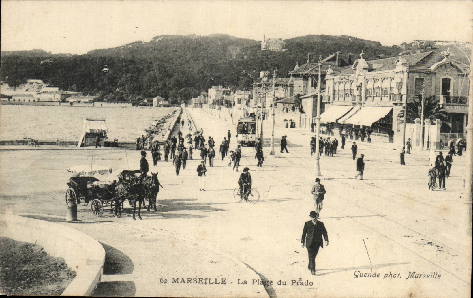 Marseille CPA La plage du Prado