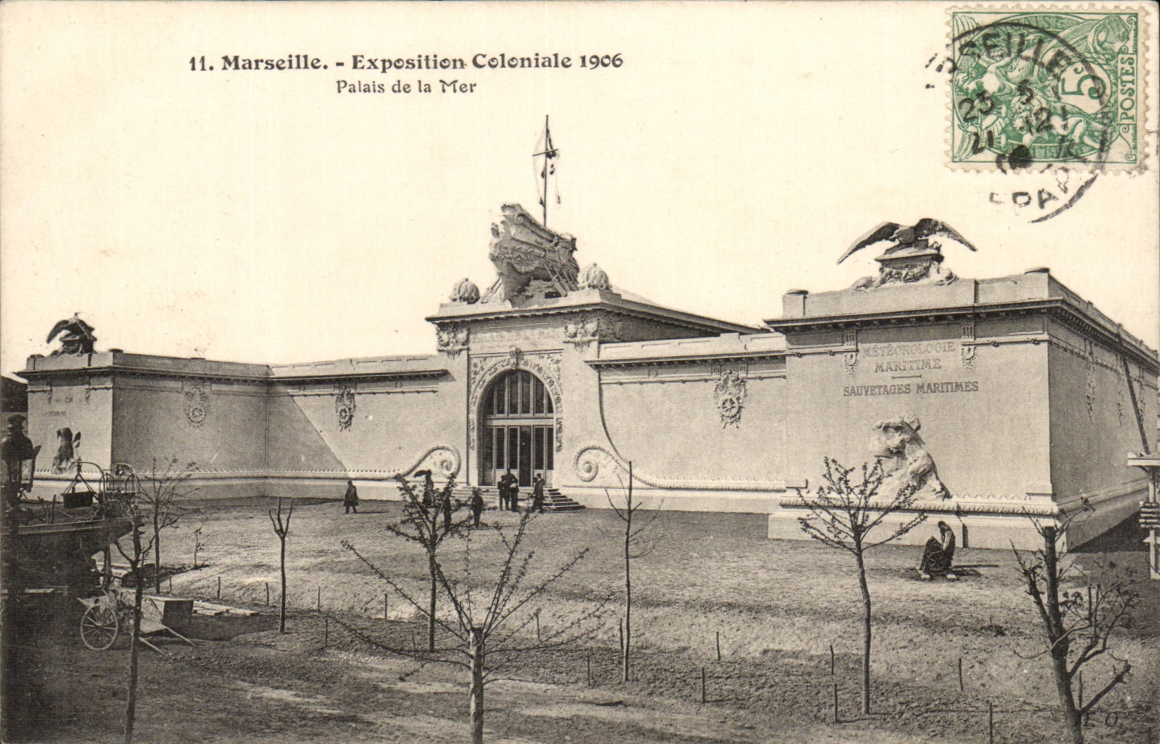 CPA Marseille Exposition coloniale 1906 Palais de la Mer